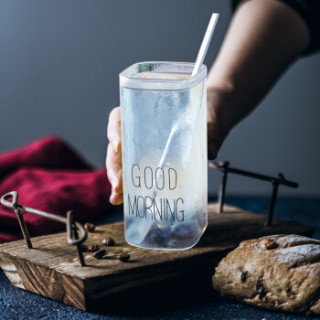 柯锐迩 高硼硅玻璃杯 400ml 透明