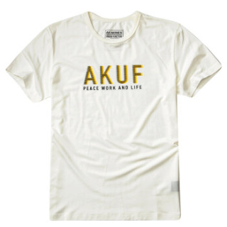 AK男装 (AKSERIES)都市特工反光印花短袖T恤1800021 白色 XXL