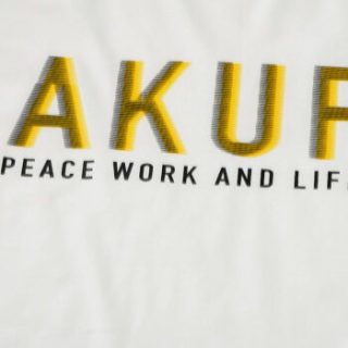 AK男装 (AKSERIES)都市特工反光印花短袖T恤1800021 白色 XXL