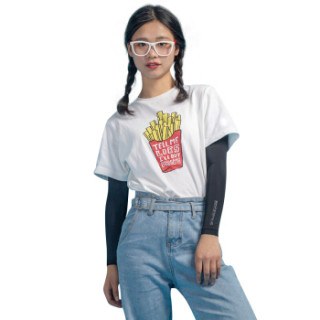 洛克兄弟(ROCKBROS)冰丝袖套防晒女开车手袖套户外手臂套男夏骑行护臂套 升级款黑色 M
