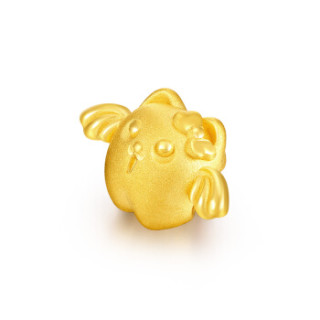 六桂福(LUK KWAI FOOK)黄金转运珠3D硬金999串珠转运珠萌趣可爱小海狮转运珠送礼送女友0.8-1.0g LGFF0007