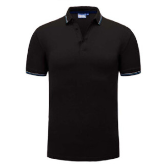 Lee Cooper 短袖POLO衫2019新款时尚休闲打底衫潮流百搭款 LZ-2758 黑色 3XL