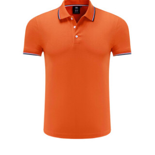 Lee Cooper 短袖POLO衫2019春季新款潮流百搭时尚休闲青年翻领 LZ-7518 桔红 2XL