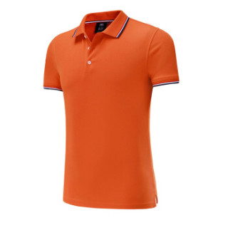 Lee Cooper 短袖POLO衫2019春季新款潮流百搭时尚休闲青年翻领 LZ-7518 桔红 2XL