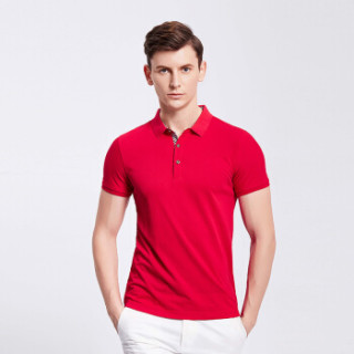 Lee Cooper 短袖POLO衫2019青少年休闲翻领新款商务休闲百搭款 LZ-8016 酒红 M