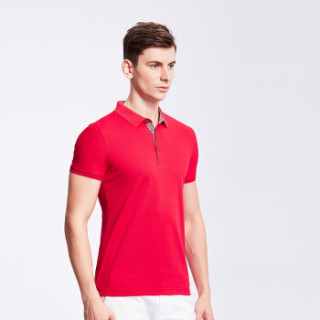 Lee Cooper 短袖POLO衫2019青少年休闲翻领新款商务休闲百搭款 LZ-8016 酒红 M