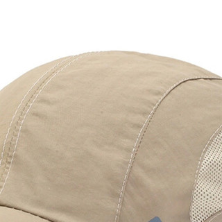 GLO-STORY 棒球帽男 2019春季新款棒球帽  男士速干网面运动帽子 女士户外旅行遮阳帽 MMZ914072 卡其色