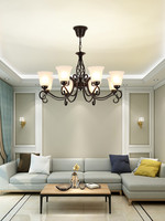 欧普客厅餐厅美式吊灯吊线灯创意个性灯具卧室灯