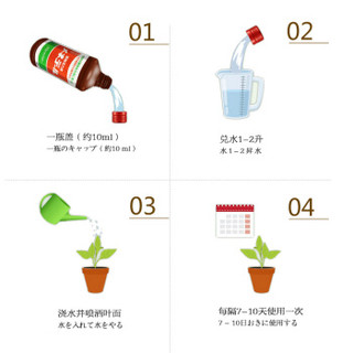 日本进口 MENEDAEL 美能露植物活力素 200ml通用型 营养液 花肥 肥料 适用于各类植物花卉多肉