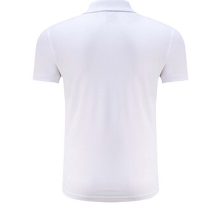 Lee Cooper    短袖POLO衫2019新品商务休闲青年潮流纯色翻领修身百搭款 LZ-8896 白色 XL