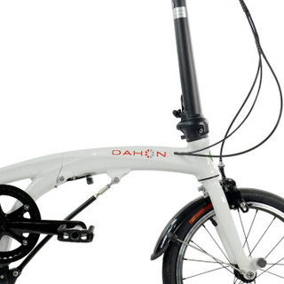 大行（DAHON）16寸3速纵向折叠自行车超轻外变速单车EEZZ JAA634 白色（厂家发货）
