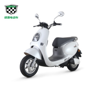 绿源（Luyuan）电动轻便摩托车电瓶车 新品60V 成人男女 MQQ5 型号LY800DQT 糖果粉