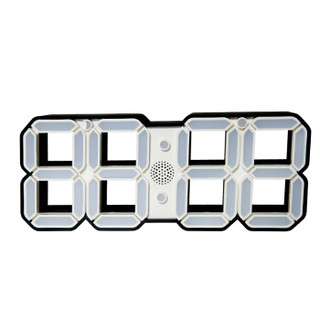 金莱特闹钟 LT86892 3D电子闹钟立体钟创意3D数字挂钟学生静音宿舍闹钟家居创意闹钟（锂电款）