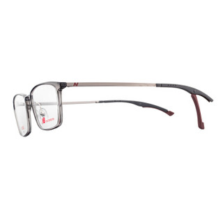 NEW BALANCE 新百伦眼镜框 男女款近视眼镜磨砂黑色运动防滑眼镜架 NB09074 C02 56mm