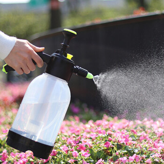 VMP 高压喷水壶 2.0L 花卉植物浇花洒水壶 洗车家用气压式喷雾器 园艺工具 透明色 带长杆 LZ5312