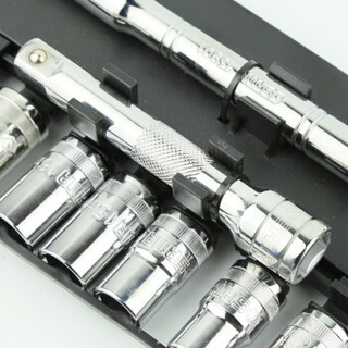 世达（SATA）09523 14件套汽修工具套装 10mm系列快速棘轮扳手套筒组套 套筒扳手机修工具