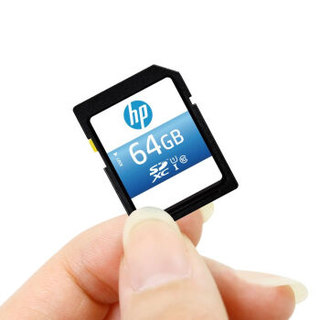 惠普（HP）64G SX310 存储卡 U1 C10 高速升级版 读速可达90MB/S 专业版 高品质拍摄高清视频