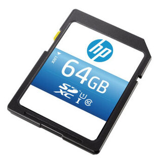 惠普（HP）64G SX310 存储卡 U1 C10 高速升级版 读速可达90MB/S 专业版 高品质拍摄高清视频