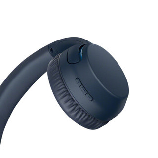 SONY 索尼 WH-XB700 耳罩式头戴式无线蓝牙耳机 蓝色