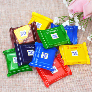 Ritter SPORT 迷你七彩什锦巧克力 混合口味 150g