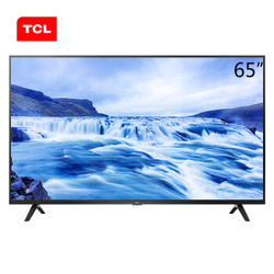 TCL 65L680 65英寸高画质4K超高清HDR 防蓝光智能液晶电视机 丰富影视资源 自营家电（黑色）