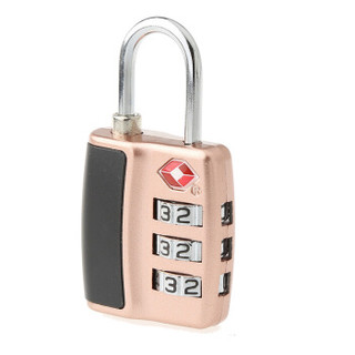 雨花泽（Yuhuaze）出国旅行三键箱包密码锁 旅行拉杆箱挂锁TSA背包锁箱包锁防盗锁具