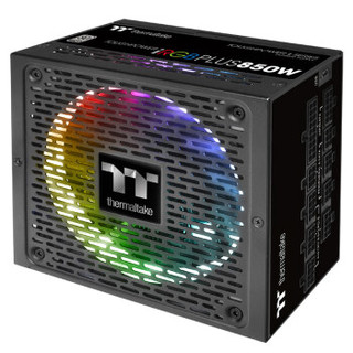 Tt（Thermaltake）额定850W TPI RGB PLUS 850W电源（白金认证/全模数位/日系电容/RGB PLUS风扇/十年质保）