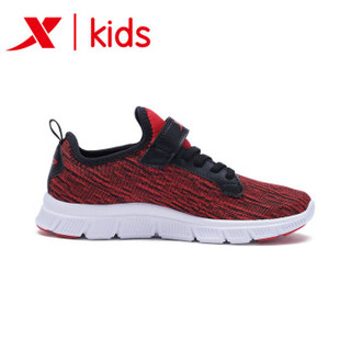 特步 XTEP 童鞋儿童运动鞋男童中大童新款跑鞋运动鞋682115119975 红黑 32码