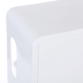 乐扣乐扣 PP储物盒3件套 收纳箱 整理箱 叠式储物箱 INP994IVY 白色 4L/4L/13L
