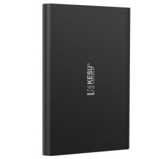 科硕（KESU）E201-320B 320G移动硬盘USB3.0接口2.5英寸经典黑