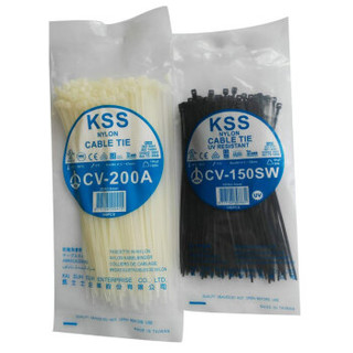 凯士士( KSS) 黑色耐候尼龙扎带CV-100W  （2.5*100）  100根/包