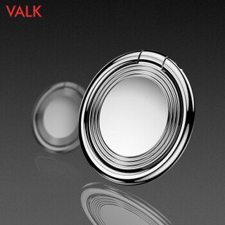 VALK 手机支架指环扣 金属懒人支架 苹果iPhonex华为小米oppo通用 可搭配车载磁吸支架使用 金属银