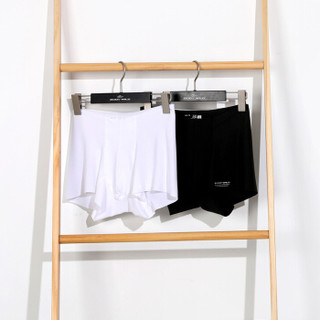 BODYWILD 男士内裤 AIRZ系列无痕素色平角内裤 ZBN23LT1 黑色 (黑色、170、平角裤、莫代尔)