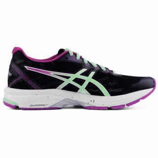 ASICS 亚瑟士 GT-1000 5 男女跑鞋 T6A3N/T6A8N运动鞋 T6A8N-9087 黑色/绿色/淡紫色 37.5