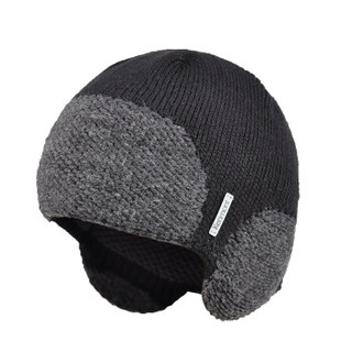 KENMONT/卡蒙 男士帽冬季韩版护耳针织帽毛线帽套头帽 KM-1750