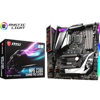 微星（MSI）MPG Z390 GAMING PRO CARBON 主板+英特尔（Intel）i5-9600K 酷睿六核 CPU 板U套装/主板CPU套装