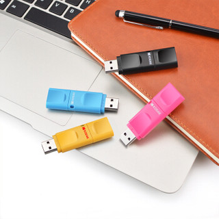 柯达(Kodak) 16GB USB2.0 U盘 心动系列K232 柯达黄  防震 车载U盘  独立防尘盖设计优盘