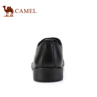 CAMEL 骆驼 牛皮轻便办公商务休闲皮鞋 A912247470 黑色 42