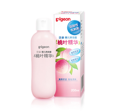 Pigeon 贝亲 IA171 婴儿爽身露桃叶精华 200ml *4件