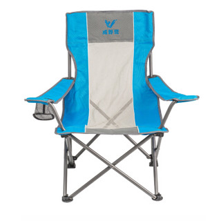 威野营（V-CAMP）靠背躺椅 折叠椅靠椅 沙滩椅钓鱼椅 便携式休闲椅 户外折叠椅子（蓝色）