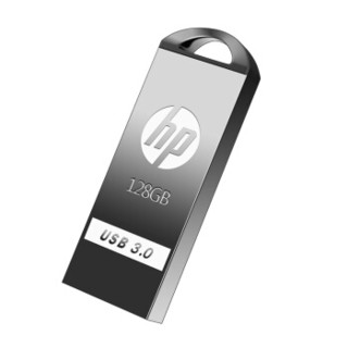惠普（HP） x720w 128G u盘刻字创意纪念礼品展会企业logo个性化自定义金属U盘定制