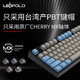 Leopold 利奥博德 FC900R PD加厚 机械键盘 Cherry红轴 灰蓝