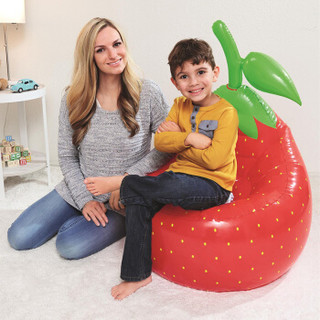 Bestway 儿童充气沙发充气座椅 草莓造型沙发 自驾游装备75066