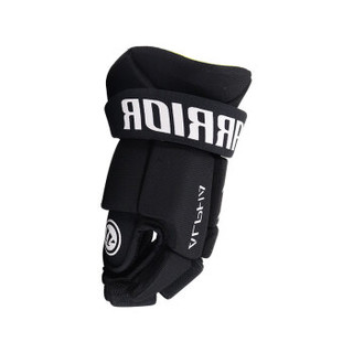 WARRIOR勇士美国冰球品牌 冰球装备手套QX5 黑色 12码（冰球三大品牌之一纽巴伦旗下）青少年款冰球装备护具