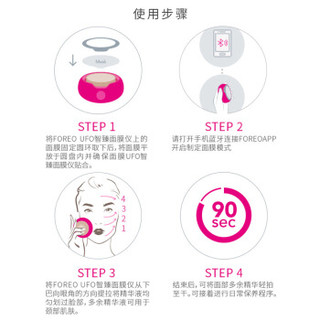 斐珞尔（FOREO）面膜仪 智臻 美容仪 面膜机 UFOmini粉红色+52盒面膜礼盒定制版