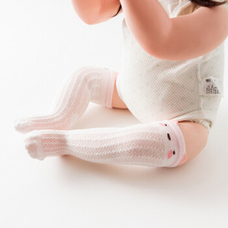 9i9 久爱久 宝宝防蚊袜子3双装夏季薄款婴儿童透气网眼中筒袜1900081