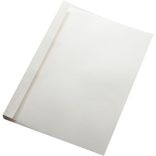 DSB 高透明热熔封套 A4 象牙白 6mm背宽（装订60页）10个装 艺术纸封皮胶装封面