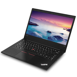 联想ThinkPad E480 (3DCD) 英特尔®酷睿™i3 14英寸窄边框轻薄本笔记本电脑 i3 4G 500G 经典黑