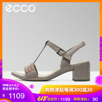 ECCO爱步 250513  扣带凉鞋中跟女鞋