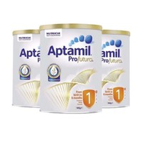 新包装：Aptamil 爱他美 白金版 婴儿配方奶粉 1段 900g *3件